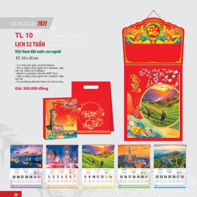Lịch 52 Tuần : Việt Nam Đất Nước Con Người